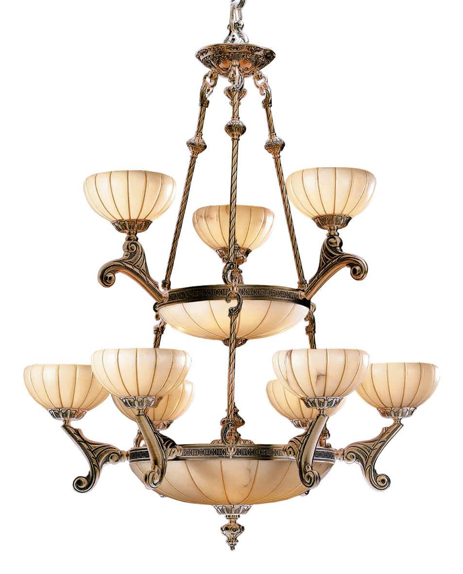 15 Light Bronze Traditional Chandelier