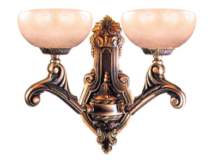 Crystorama 2 Light Bronze Sconce