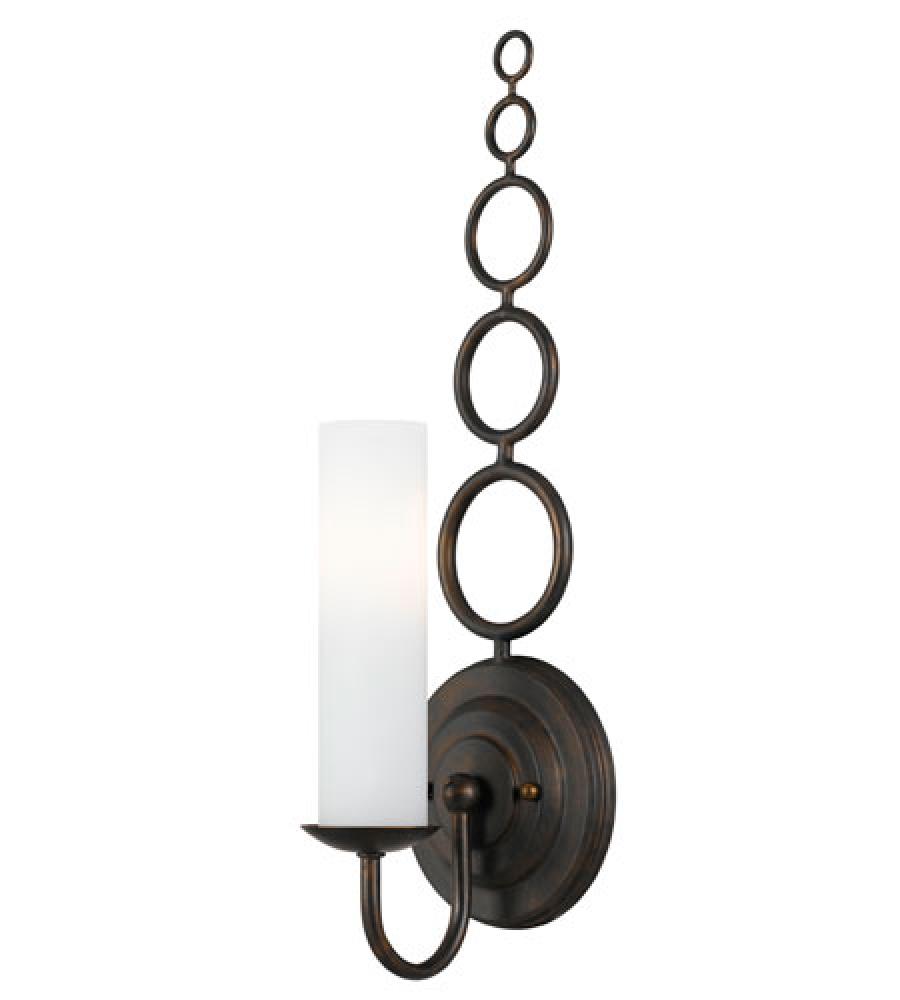 Crystorama Cameron 1 Light Bronze Sconce I