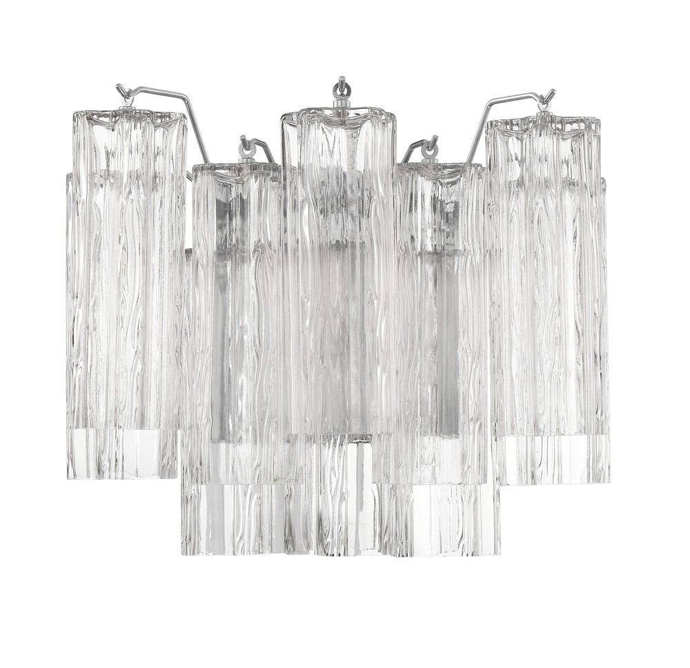 Addis 2 Light Polished Chrome Sconce