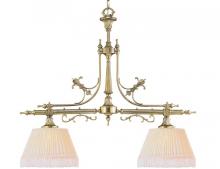 Crystorama 1382-PB - Manchester 2 Light Brass Chandelier