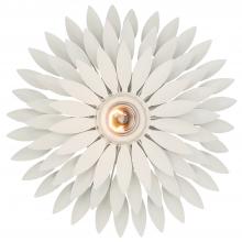 Crystorama 500W-MT - Broche 1 Light Matte White Sconce