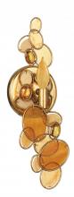 Crystorama 521-R-GA - Palla 1 Light Antique Gold Sconce II