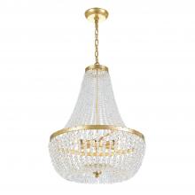 Crystorama 608-GA - Rylee 6 Light Antique Gold Chandelier