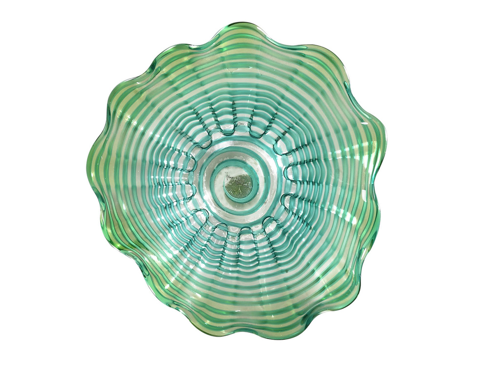 Waterfront 16" Hand Blown Art Glass Wall Décor