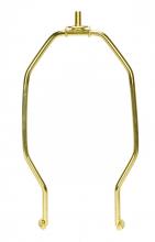 Satco Products Inc. 90/2246 - Heavy Duty Harp; Polished Brass Finish; 6" Height; 1/4-27 Thread