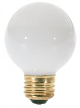 Satco Products Inc. S3828 - 40 Watt G18 1/2 Incandescent; Gloss White; 1500 Average rated hours; 300 Lumens; Medium base; 120