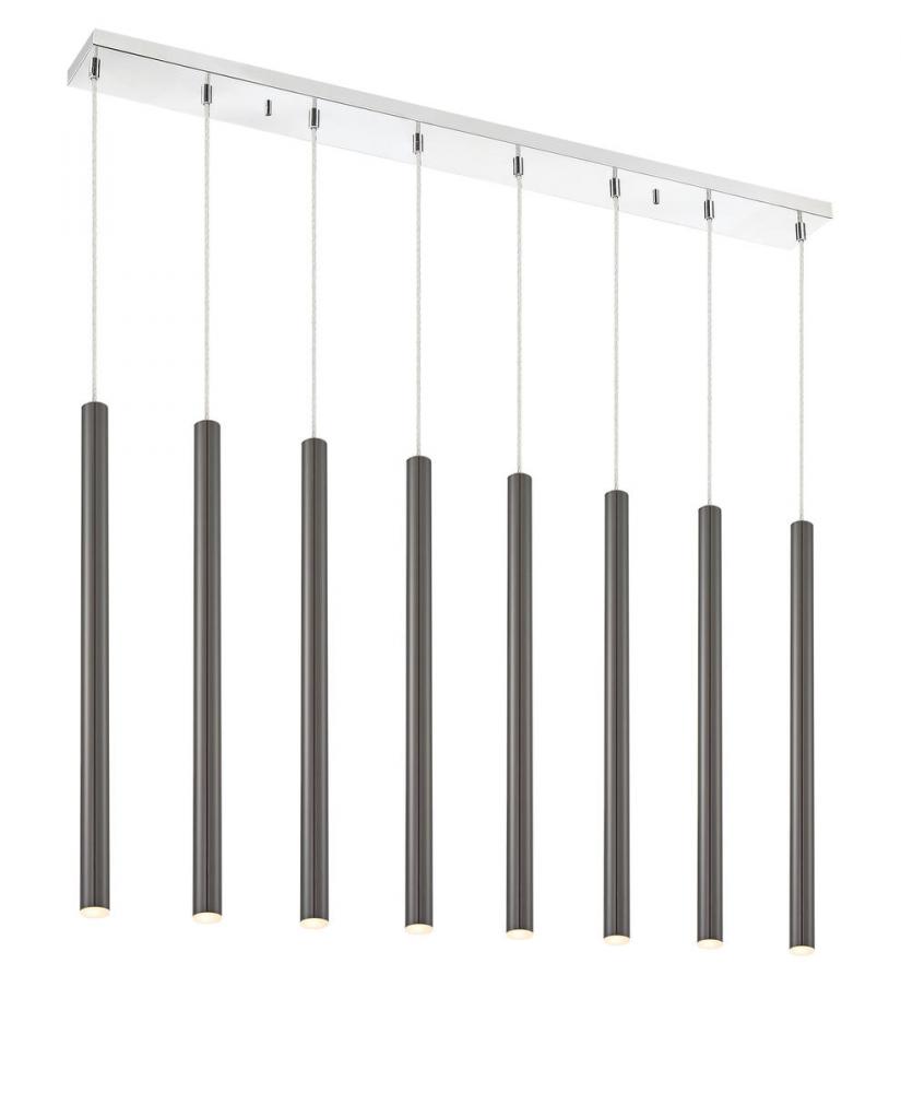 8 Light Linear Chandelier