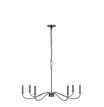 Z-Lite 2301-42BP - 6 Light Chandelier