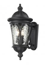 Z-Lite 543M-BK - 3 Light Outdoor Wall Light