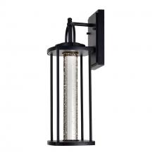 CWI LIGHTING 0407W7-1-101-A - Greenwood LED Outdoor Black Wall Lantern