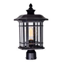 CWI LIGHTING 0411PT9-1-101 - Blackburn 1 Light Outdoor Black Lantern Head