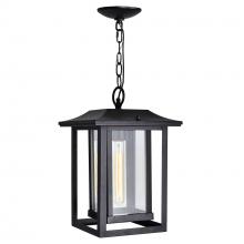 CWI LIGHTING 0414P10-1-101 - Winfield 1 Light Black Outdoor Hanging Light