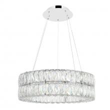 CWI LIGHTING 1044P20-601-R-2C - Madeline LED Chandelier With Chrome Finish