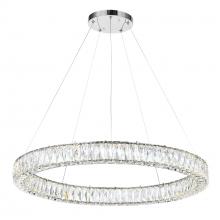 CWI LIGHTING 1044P32-601-R-1C - Madeline LED Chandelier With Chrome Finish