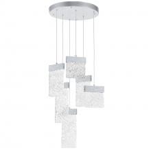 CWI LIGHTING 1090P16-6-269 - Carolina LED Chandelier With Pewter Finish