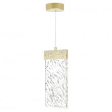 CWI LIGHTING 1090P5-1-620-A - Carolina LED Pendant With Gold Leaf Finish