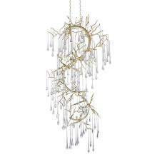 CWI LIGHTING 1094P26-12-620 - Anita 12 Light Chandelier With Gold Leaf Finish