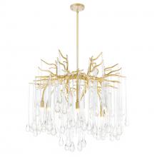 CWI LIGHTING 1094P26-6-620 - Anita 6 Light Chandelier With Gold Leaf Finish