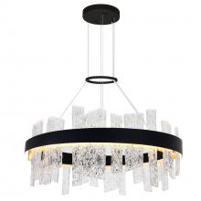 CWI LIGHTING 1246P32-101 - Guadiana 32 in LED Black Chandelier