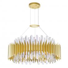 CWI LIGHTING 1247P28-18-602 - Cityscape 18 Light Chandelier With Satin Gold Finish