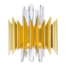 CWI LIGHTING 1247W13-5-602 - Cityscape 5 Light Wall Sconce With Satin Gold Finish