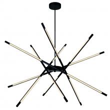 CWI LIGHTING 1375P43-6-101 - Oskil LED Integrated Chandelier With Black Finish