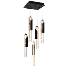 CWI LIGHTING 1586P12-5-101 - Valira Integrated LED Black Mini Pendant