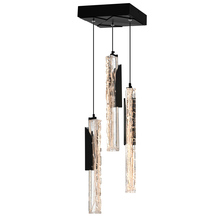 CWI LIGHTING 1586P8-3-101 - Valira Integrated LED Black Mini Pendant