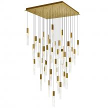 CWI LIGHTING 1589P36-41-624 - Greta Integrated LED Brass Chandelier