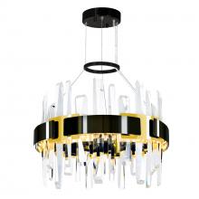 CWI LIGHTING 1592P18-612 - Aya LED Integrated Pearl Black Chandelier