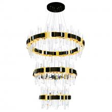 CWI LIGHTING 1592P32-3-612 - Aya LED Integrated Pearl Black Chandelier