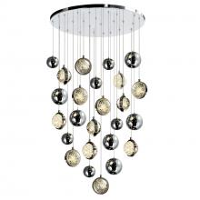 CWI LIGHTING 1673P24-13-613 - Salvador 24 in LED Integrated Polished Nickel Chandelier