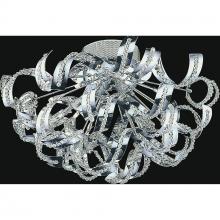 CWI LIGHTING 5067C22C - Swivel 13 Light Flush Mount With Chrome Finish