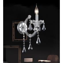 CWI LIGHTING 8318W5C-1 (Clear) - Maria Theresa 1 Light Wall Sconce With Chrome Finish