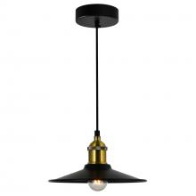 CWI LIGHTING 9605P9-1-101 - Brave 1 Light Black Mini Pendant