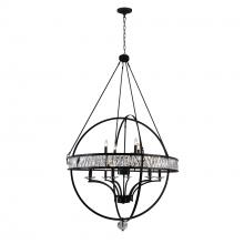 CWI LIGHTING 9957P42-12-101 - Arkansas 12 Light Chandelier With Black Finish