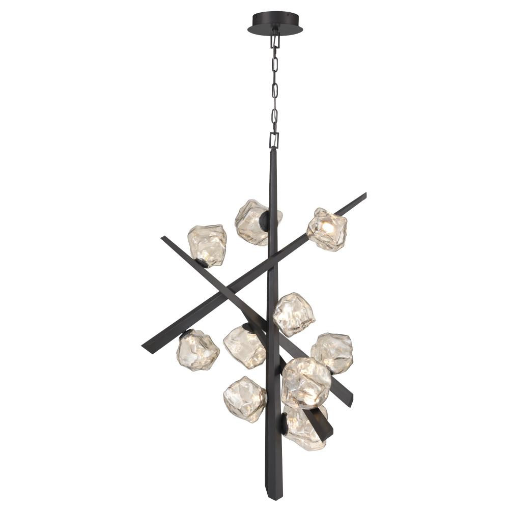 Thorah 36" LED Chandelier In Graphite