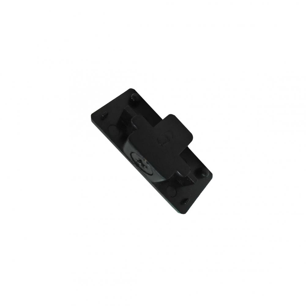 0.5" Height Dead End Cap in Black