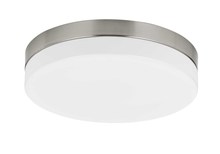 CAL Lighting LA-705 - 14" Height Acrylic and Metal Fixture in Brushed Steel Finish