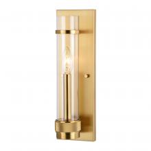 Vaxcel International W0425 - Bari 14-in.H Wall Light Satin Brass