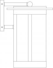 Arroyo Craftsman SAB-9F-RC - 9" Santorini Wallmount