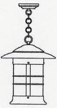 Arroyo Craftsman NH-14WO-BK - 14" newport pendant