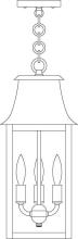 Arroyo Craftsman ORH-8RM-RB - 8" orpington pendant