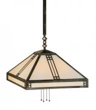 Arroyo Craftsman PSH-18TN-S - 18" prairie stem hung pendant