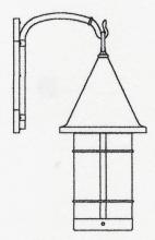 Arroyo Craftsman VB-11AM-S - 11" valencia wall mount