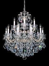 Schonbek 1870 5075-22R - La Scala 15 Light 120V Chandelier in Heirloom Gold with Clear Radiance Crystal