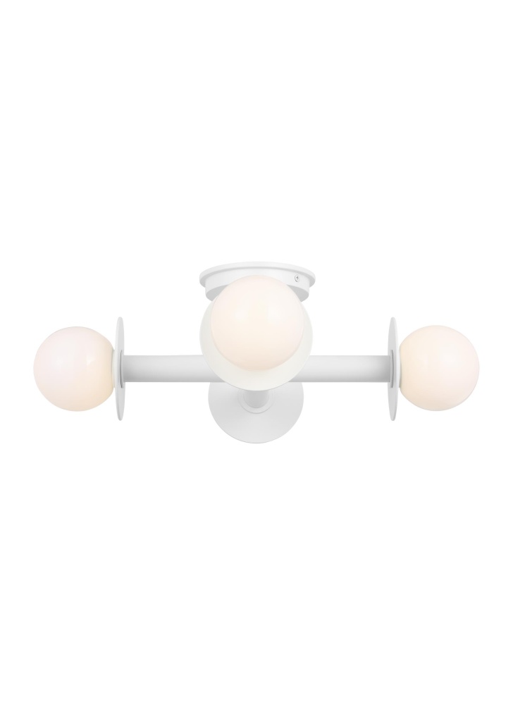 Nodes Semi-Flush Mount