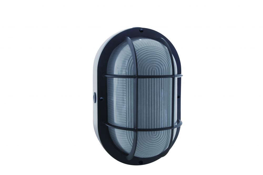 LED Bulkhead - 20W - 3000K - Black Finish - 120-277V