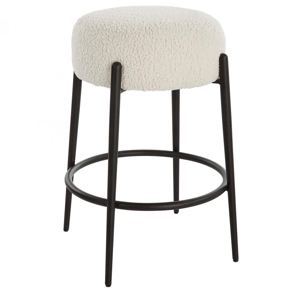 Arles Plush Counter Stool